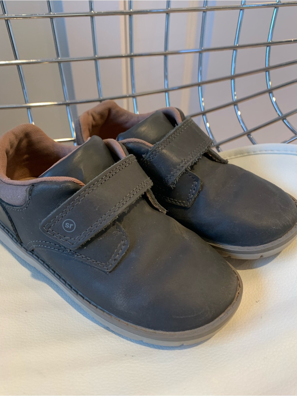 Kids Stride Rite Gray Sneaker Boots Size 9.5